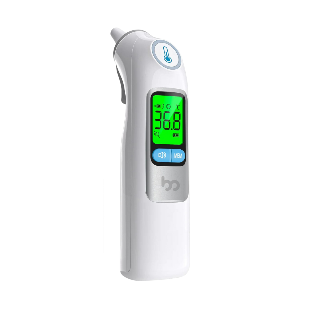 Professional Accuracy Ear Thermometer for Adults & Babies - Fever Alert