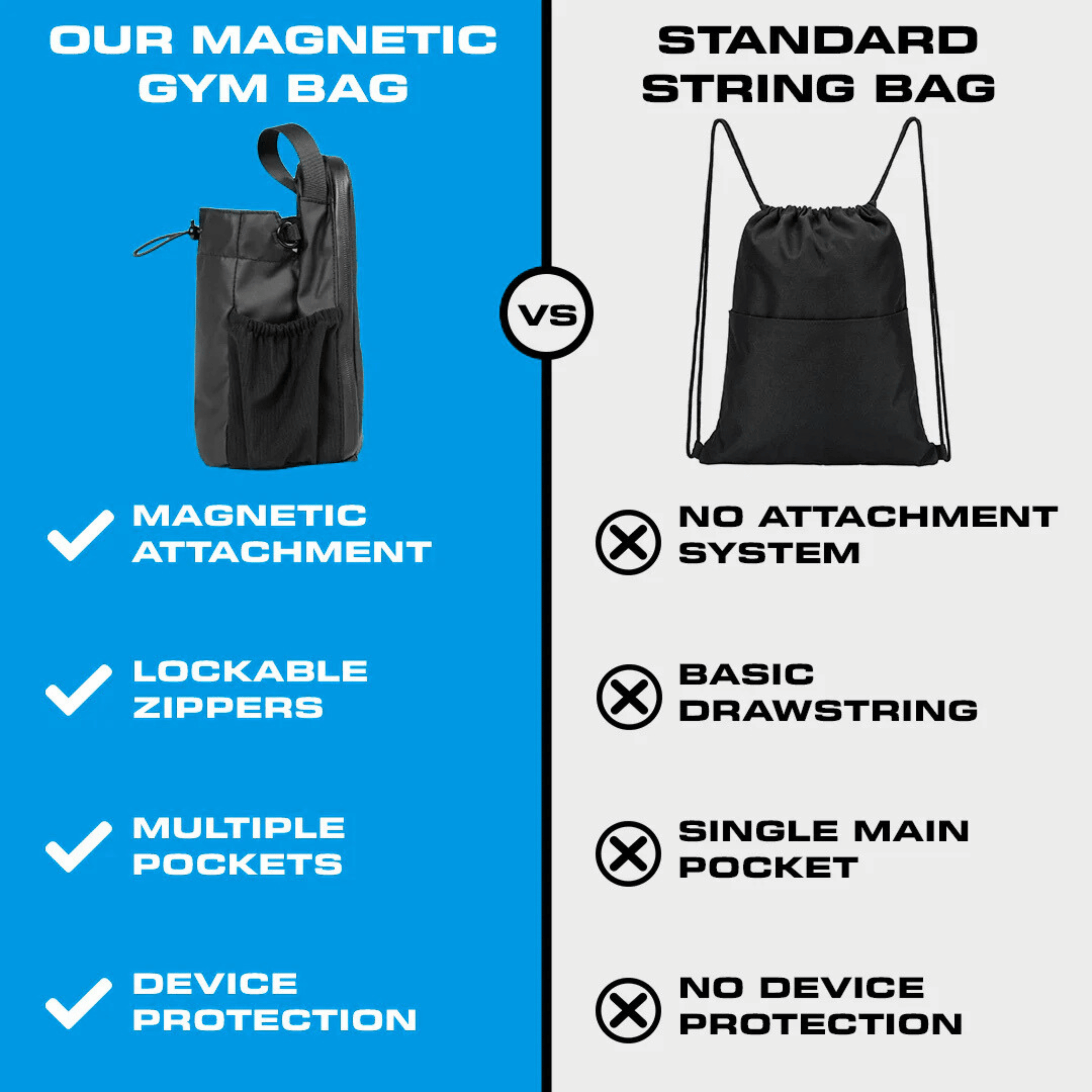 Original Magnetic Gym Bag