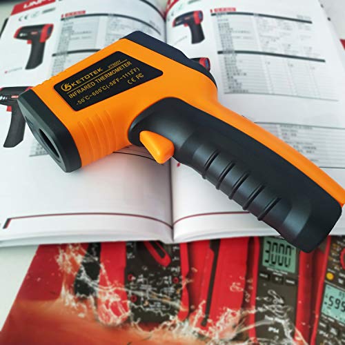 KETOTEK Infrared Thermometer - Instant Read Digital Gun Thermometer