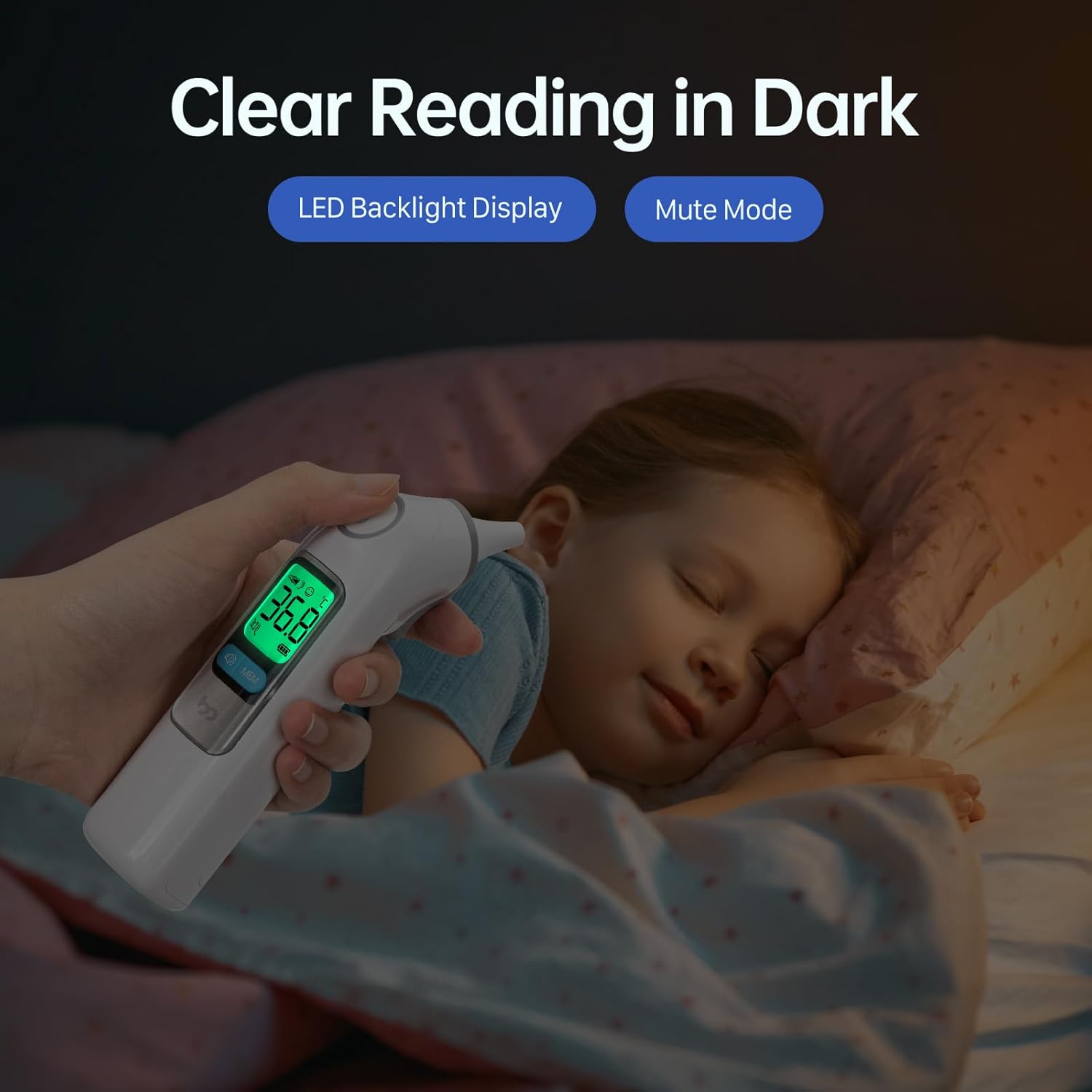 Professional Accuracy Ear Thermometer for Adults & Babies - Fever Alert