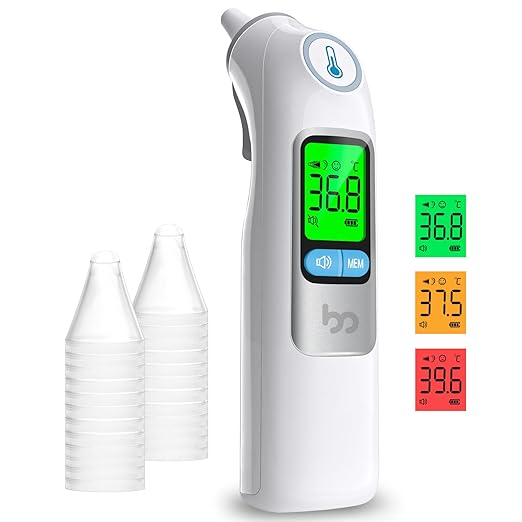 Professional Accuracy Ear Thermometer for Adults & Babies - Fever Alert
